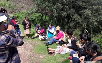 Lideres comunitarios en trabajo de resiliencia al cambio climático