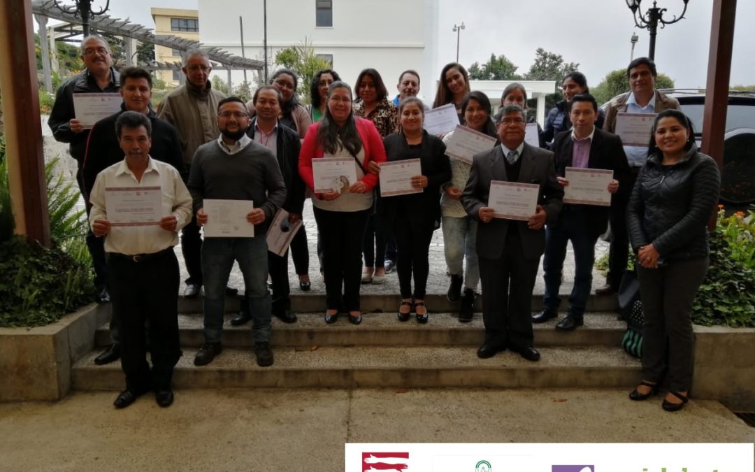 Clausura del diplomado “Gestión integral de los recursos hídricos y el cambio climático, con enfoque de género”.