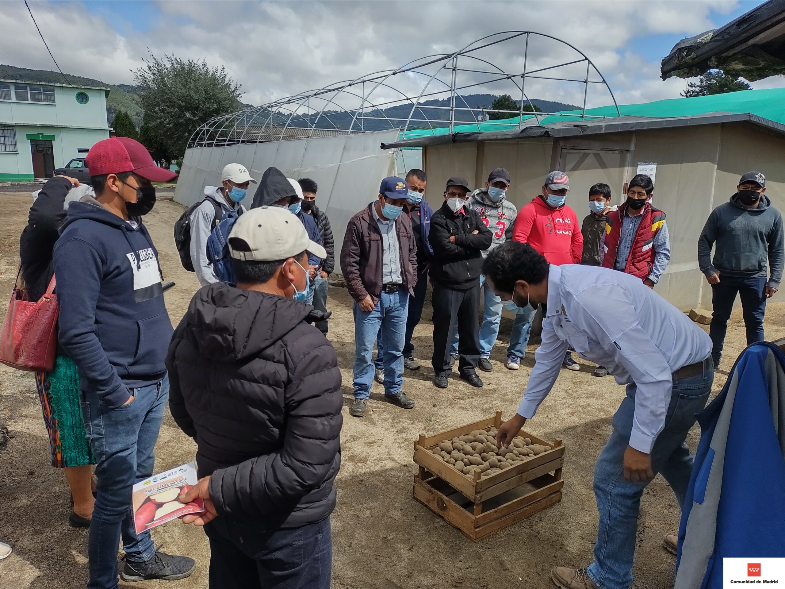 Gira técnica con agricultores/as del municipio de San Antonio Sacatepéquez, al Instituto de Ciencia y Tecnología Agrícolas  ICTA de Quetzaltenango.