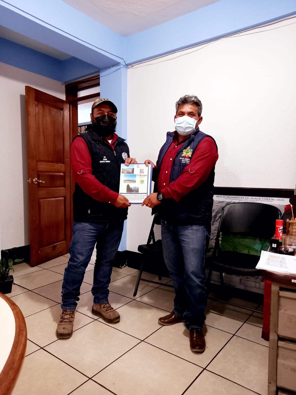 Se socializa y entrega Documento base de manejo integral de la cuenca alta del río naranjo en el Municipio de Esquipulas Palo Gordo.