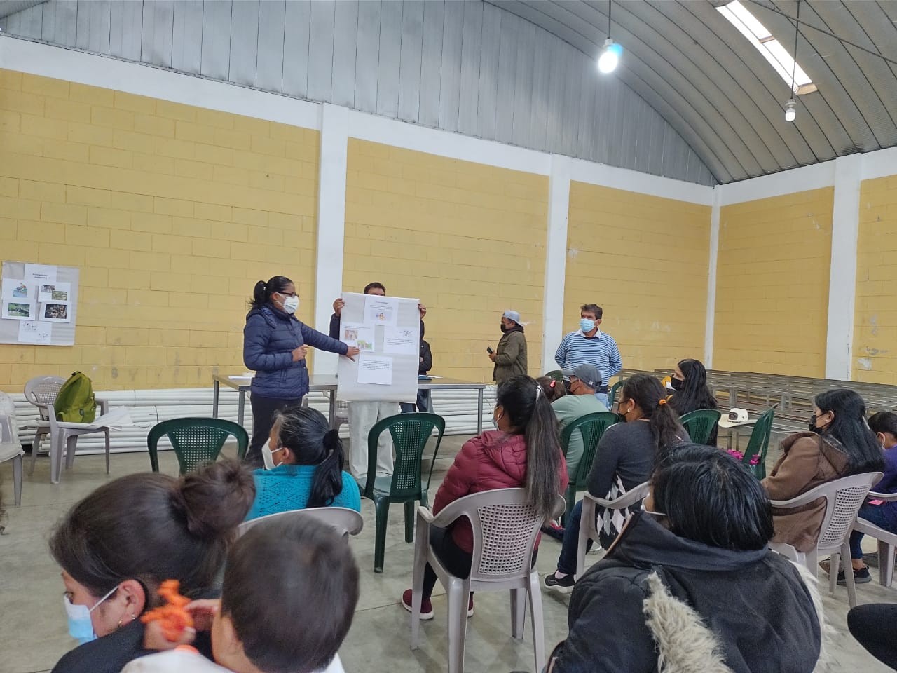 Se imparte  taller sobre higiene y prevención del COVID-19, uso sostenible del agua y manejo integral de cuencas, en el Sector los López de Aldea Villa Hermosa, del municipio de Esquipulas Palo Gordo.