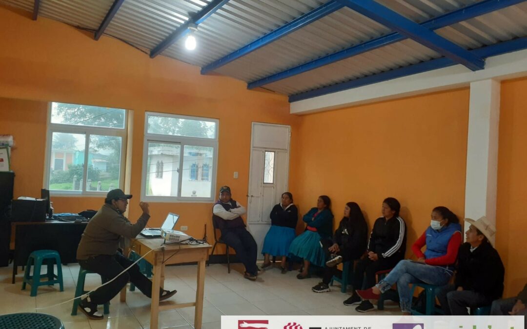 MUNI-K´AT en coordinación con la Municipalidad de San Antonio Sacatepéquez, realiza talleres de priorización de medidas de manejo integral de cuencas.