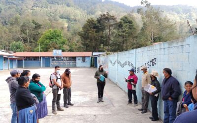 Se imparte  taller sobre higiene y prevención del COVID-19, en el Cantón Tojchiná del municipio de San Antonio Sacatepéquez.