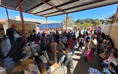Beneficiarios del proyecto de agua del sector II de aldea Villa Hermosa, del Municipio de Esquipulas Palo gordo, reciben  materiales para las 200 conexiones domiciliares.