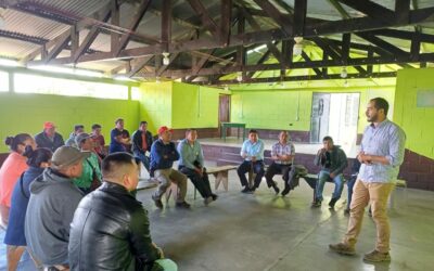 Líderes comunitarios del municipio de San Antonio Sacatepéquez, participan en taller de acompañamiento para la implementación de medidas de Manejo Integral de Cuencas.
