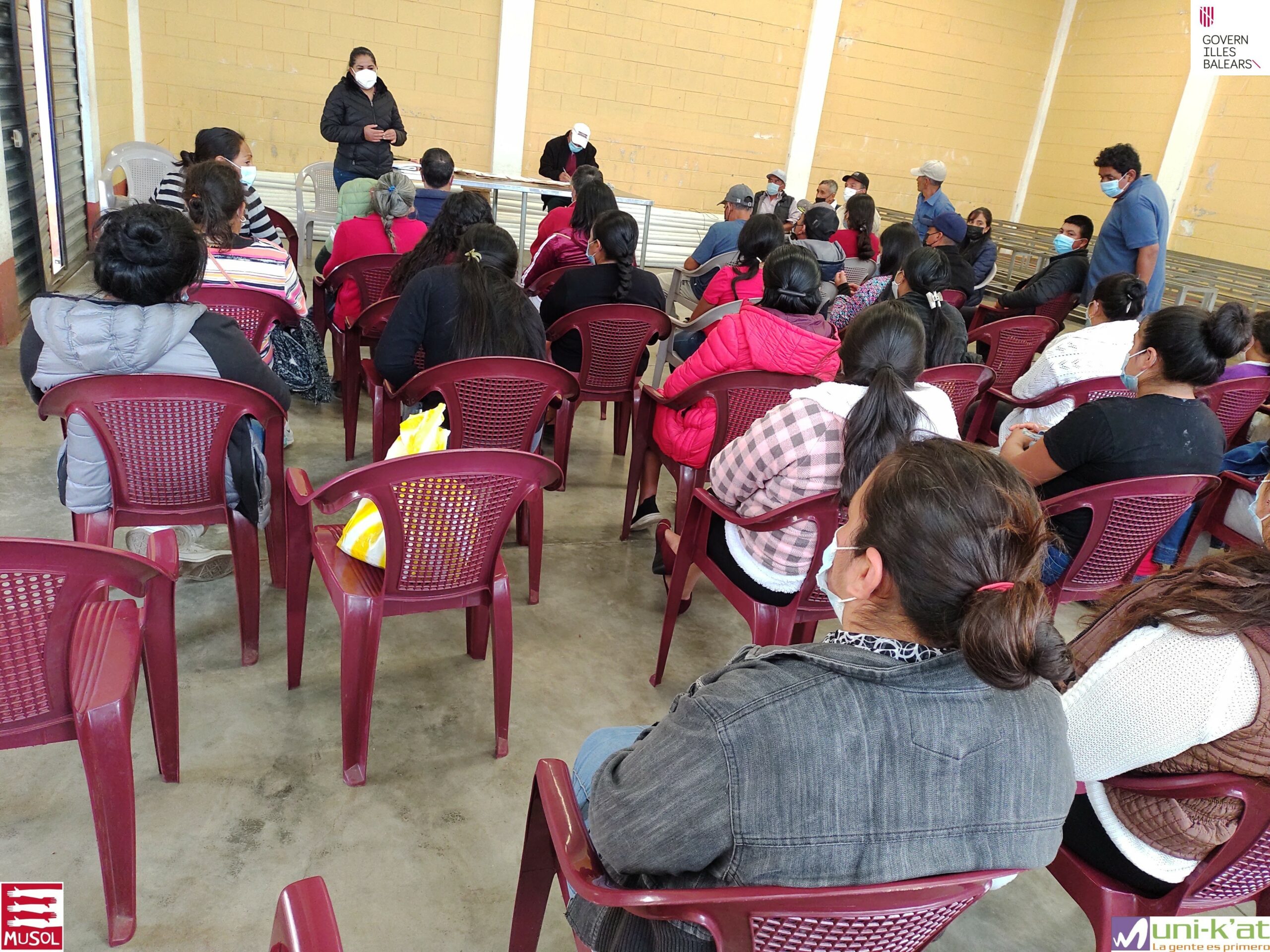 Se imparte taller sobre higiene y prevención del COVID-19, uso sostenible del agua y manejo integral de cuencas, en el Sector los López de Aldea Villa Hermosa, del municipio de Esquipulas Palo Gordo.