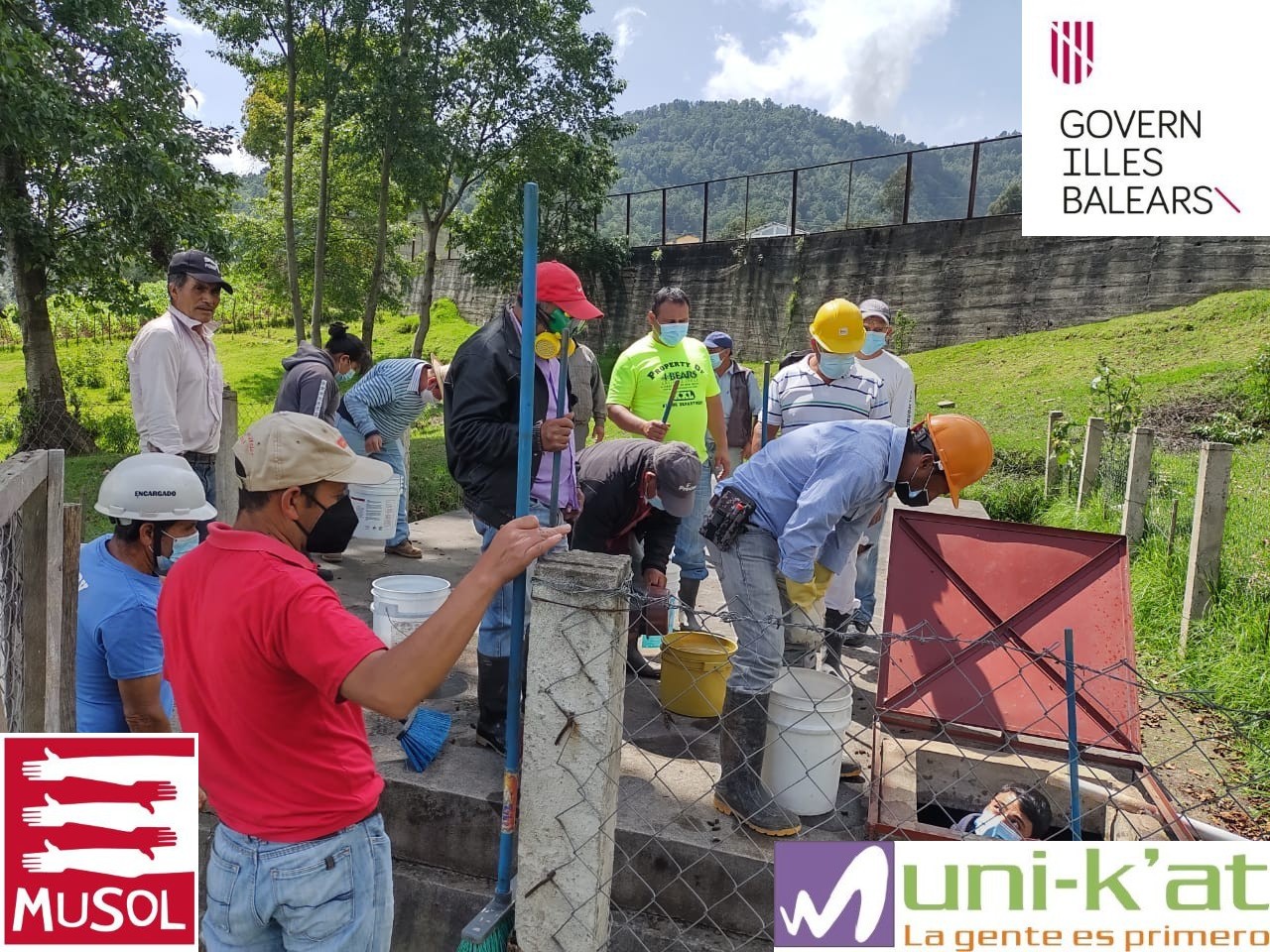 Se desarrolla taller sobre operación y mantenimiento del sistema de agua en la Aldea Villa Hermosa, del municipio de Esquipulas Palo Gordo.