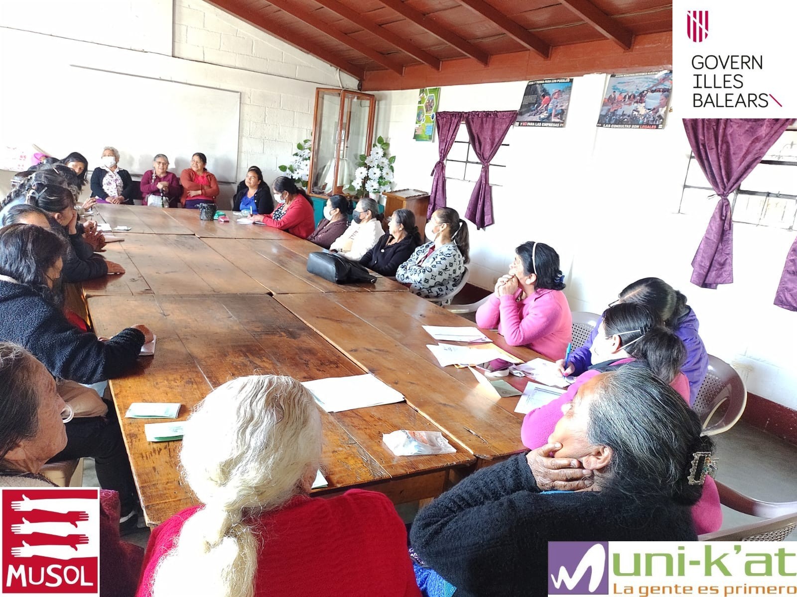 Se realiza grupo focal con mujeres, para hablar sobre temas de interés en la aldea Villa Hermosa, del municipio de Esquipulas Palo Gordo.
