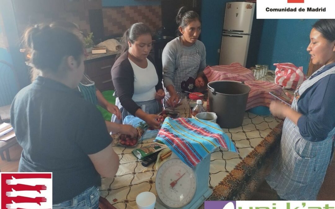 Se Lleva A Cabo Un Acompañamiento Técnico A Mujeres Organizadas Para La Transformación De Productos Agrícolas Para La Búsqueda De Mercados Justos