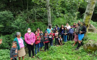Grupos de mujeres del municipio de Esquipulas Palo Gordo, participan en  jornada de reforestación.